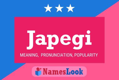 Japegi Name Poster