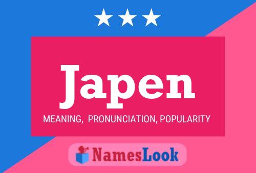 Japen Name Poster