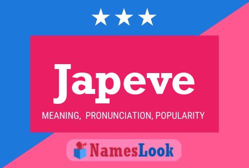 Japeve Name Poster