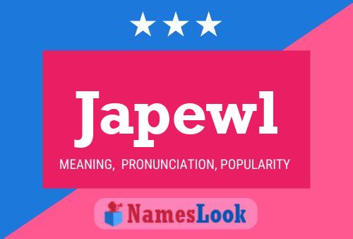 Japewl Name Poster