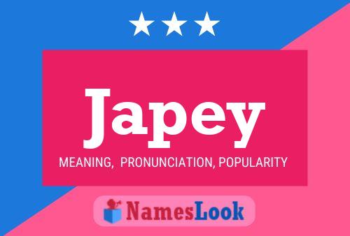 Japey Name Poster