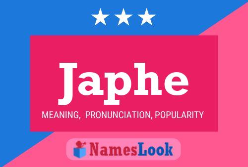 Japhe Name Poster