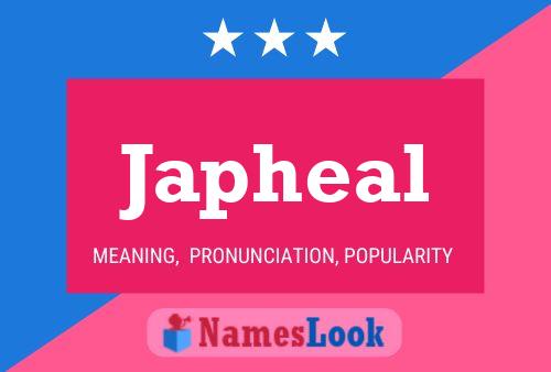 Japheal Name Poster