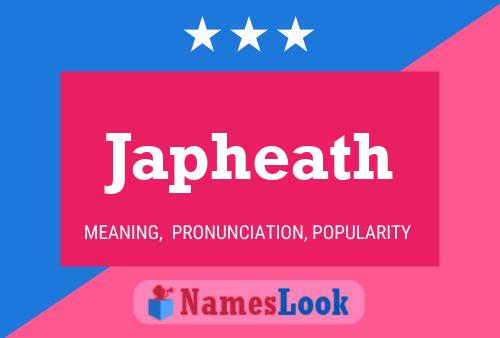 Japheath Name Poster