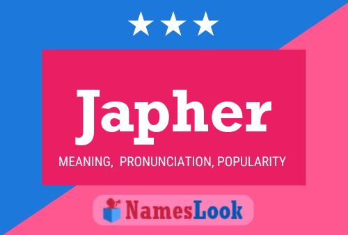 Japher Name Poster