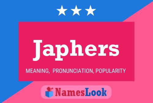 Japhers Name Poster