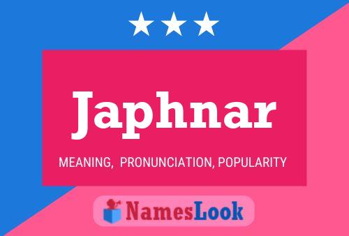 Japhnar Name Poster