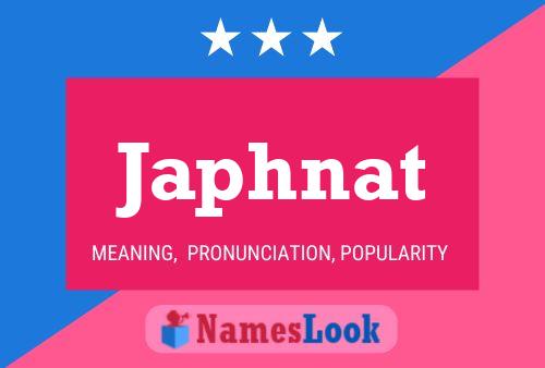 Japhnat Name Poster