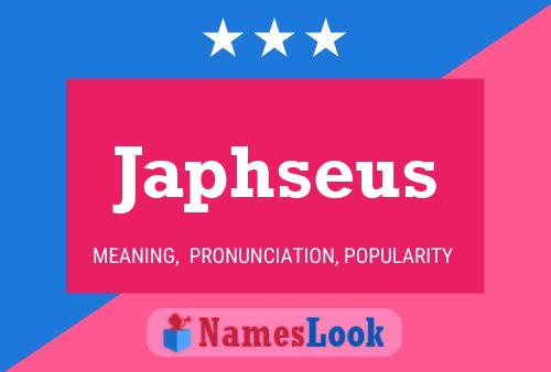 Japhseus Name Poster