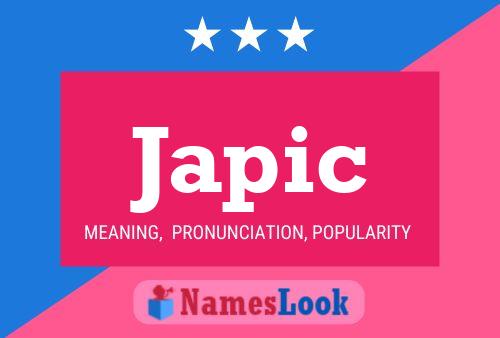 Japic Name Poster