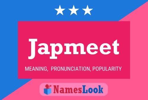 Japmeet Name Poster