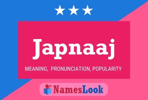 Japnaaj Name Poster