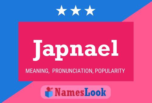 Japnael Name Poster