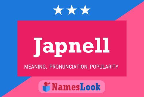 Japnell Name Poster