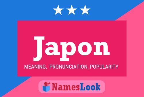 Japon Name Poster