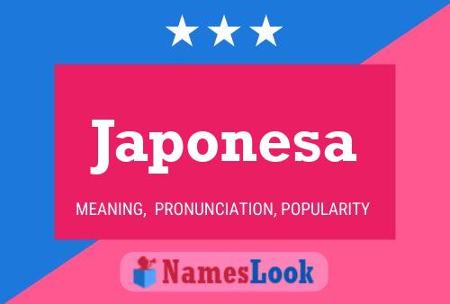 Japonesa Name Poster