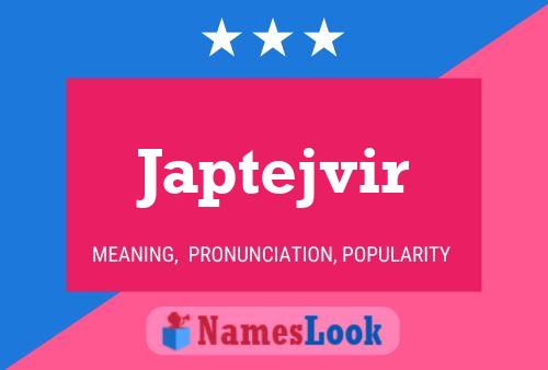 Japtejvir Name Poster