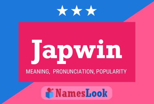 Japwin Name Poster