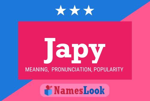 Japy Name Poster