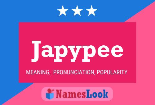 Japypee Name Poster