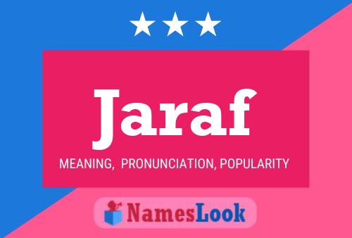 Jaraf Name Poster