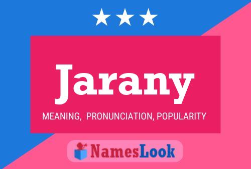 Jarany Name Poster