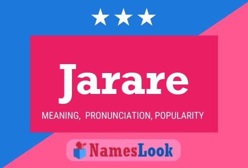 Jarare Name Poster