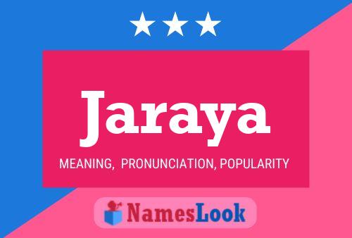 Jaraya Name Poster