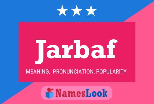 Jarbaf Name Poster