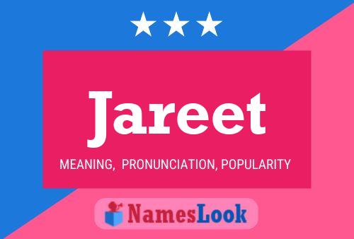 Jareet Name Poster