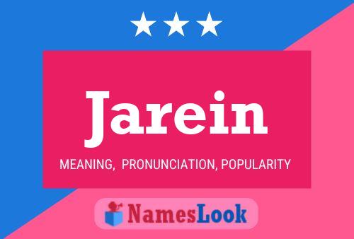 Jarein Name Poster