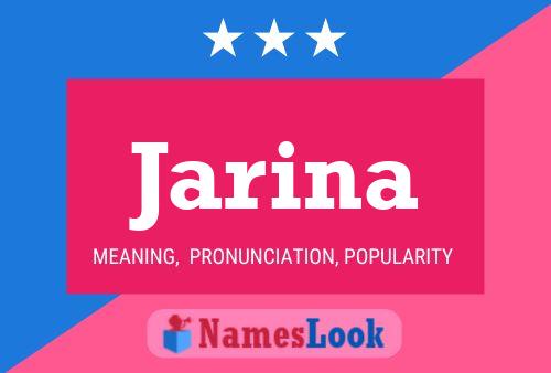 Jarina Name Poster