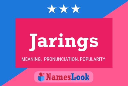 Jarings Name Poster