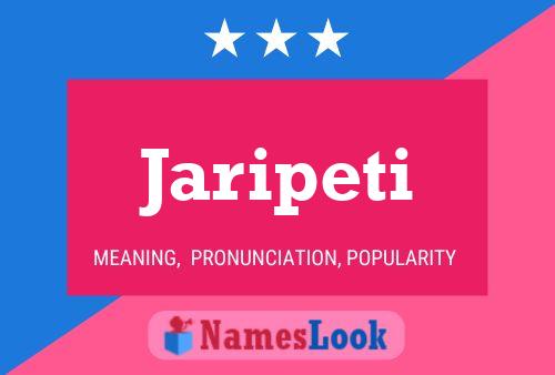 Jaripeti Name Poster