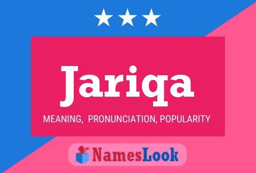 Jariqa Name Poster