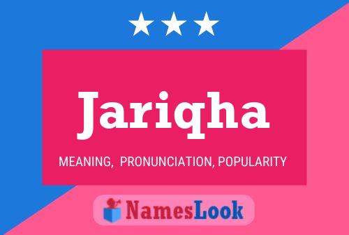 Jariqha Name Poster