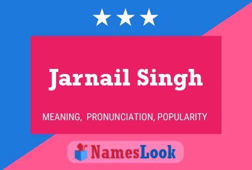 Jarnail Singh Name Poster