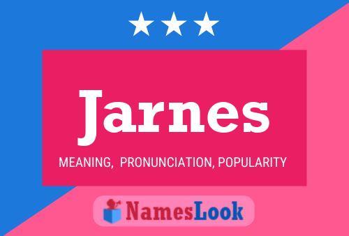 Jarnes Name Poster