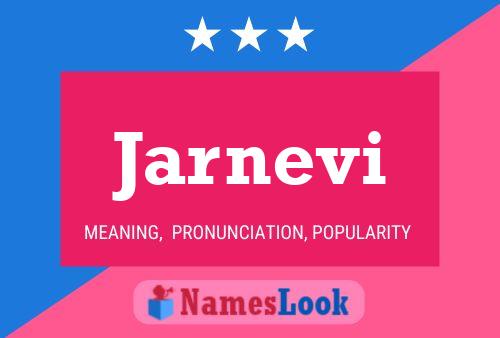 Jarnevi Name Poster