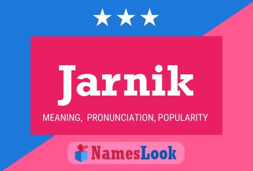 Jarnik Name Poster