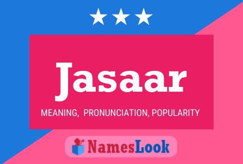 Jasaar Name Poster