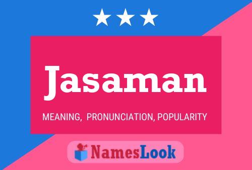 Jasaman Name Poster