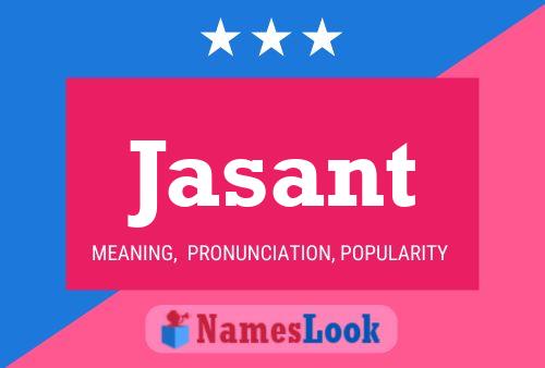 Jasant Name Poster