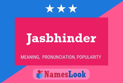 Jasbhinder Name Poster