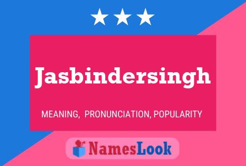 Jasbindersingh Name Poster