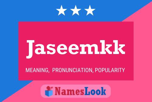 Jaseemkk Name Poster