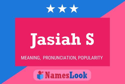 Jasiah S Name Poster