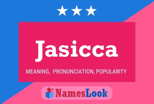 Jasicca Name Poster