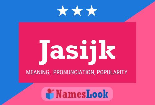 Jasijk Name Poster