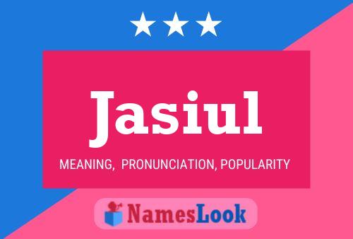 Jasiul Name Poster